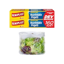 Küçük Boy Buzdolabı Poşeti Dev Ekonomi 160'li, Yeni Ekonomik Buzdolabı Poşeti Küçük Boy 20x30 Cm, Bpa İçermez, Sızdırmaz Saklama Torbası, Meyve, Sebze, Yemek, Et, Tavuk, Gıda Saklama Torbası