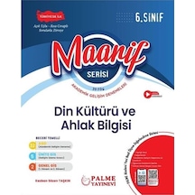 Palme 6.sınıf Maarif Serisi Din Kültürü Haftalık Deneme 39 Föy