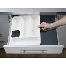 85042 Drawerstore Genişleyen Çatal Bıçak Düzenleyici, Koyu Gri 0 54090593