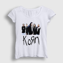 Presmono Kadın Members Korn T-shirt Beyaz