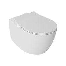 Isvea Sentimenti Neo Rimless Asma Klozet - Beyaz -duroplast Yavaş Kapanan Kapak Dahil-2 Parça