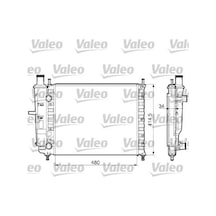 Fiat Marea 1996-2007 Arası 1.6 100 16v, 1.6, 1.6 100 16v Bipower Valeo Marka Su Radyatörü