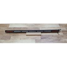 Ducki 112Cm Tek Sıra Düz Beyaz-Yanlar Sarı (210W) Yayıcı + Delic