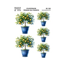 Polyesterhobi Premium Sulu Transfer 25x35 Cm Limon Ağacı Desenli Ps 120