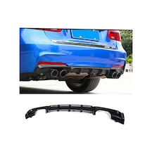 Bmw F30 3 Serisi M Technic Difüzör Difizör Plastik Parlak Siyah Sağ Sol Çift Arka-bodykit-ek-karlık