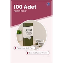 Tıraş Jileti Tam Yeşil 100 Adet Paslanmaz Çelik Keskin Kenar Kişi