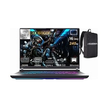 Asus Rog Strix G16 G615JMR-S5048-K48 i7-1465HX 24 GB 512 GB RTX5060 8 GB 16" W11P WQXGA Dizüstü Oyuncu Bilgisayar