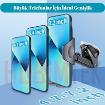 Hb-01 Otomatik Klipsli Araba Telefon Tutucu Ayarlanabilir Cam Ve Torpido Için Yüksek Kalite Tutucu