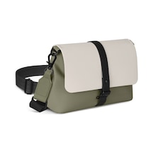 Gaston Luga Spläsh Crossbody Bag - Cloud Cream / Sage Yeşil - Bej