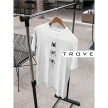 Noıssey Wed Unısex Kadın Erkek Spıderman Örümcek Adam Tasarım Baskılı % 100 Pamuk T-shirt Beyaz