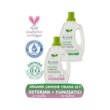 Ecos3 Organik Sıvı Çamaşır Deterjanı + Çamaşır Yumuşatıcı