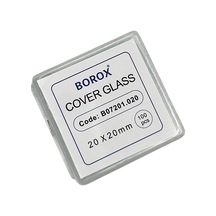 Borox Lamel Mikroskop Slayt İçin Cover Glass 20x20 MM 100'lü