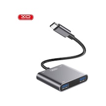 Delux Serisi Type-c 4 Portlu Usb 3.0 Çoklayıcı Hub Bilgisayar Eşyası Kullanışlı Araç Telefon Aracı
