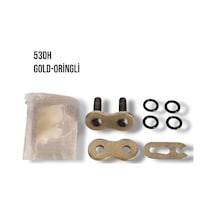 Zincir Kilidi 530h Kalın Oringli / Gold - Muhtelif