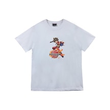 Bakugan Anime Baskılı Tshirt Beyaz