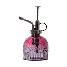 Şık Tasarımlı Ev Bahçe Saksı Çiçeklerine Özel Cam Bitki Sulama Fıskiyesi Kolonya Şişesi 200ml Kırmzı Çok Renkli