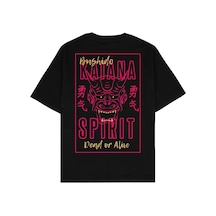 Adrift Katana Siyah Oversize Unisex T-shirt Siyah