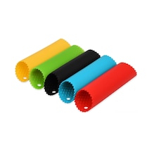 Youtek 5'li Set Silikon Sarımsak Soyucu - Renkli Mutfak Aleti Sarımsak Soyma Silindiri Çok Renkli