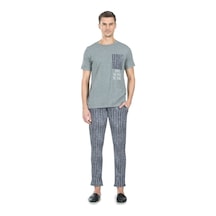Jiber 4739 Erkek Kısa Kol Pijama Takımı