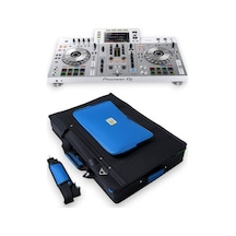 Xdj Rx2 Setup Için Uyumlu Çanta Soft Case Kılıf. Siyah Mavi.