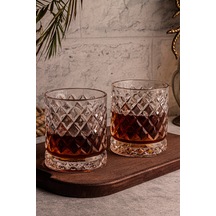 Snippy Madrid - 2'li Cam Bardak 250 Ml El Yapımı Meşrubat Bardağı