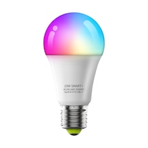 Qingmipy Akıllı Rgbw Led Ampul - 10w E27 Wi-fi Kontrollü, 16 Milyon Renk Seçeneği İle Ev Dekorasyonu