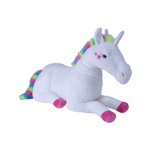 Wild Republic Jumbo Boy Beyaz Unicorn 76 Cm 23255 Çok Renkli