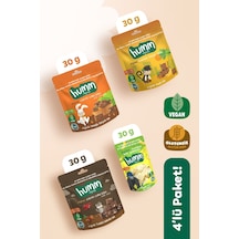 Humm Organic Organik Glutensiz Vegan Meyveli Küp & Kek Atıştırmalık 4 x 30 G