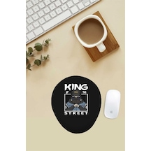 Sokakların Kralı Pug Desenli Bilek Destekli Mouse Pad Mousepad