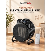 Mpia Taşınabilir Uzaktan Kumandalı 3000w Hızlı Isıtma Elektrikli Isıtıcı