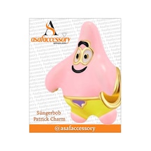 Süngerbob Patrick Charm Gümüş Kaplama