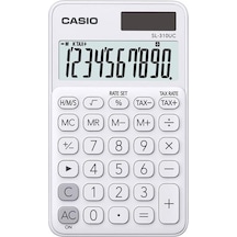 Casio Sl-310uc-we Cep Tipi 10 Hane Beyaz Hesap Makinesi Çok Renkli