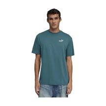 Puma Ess Relaxed No. 1 Logo Erkek Yeşil Günlük Stil T-shirt 68915341