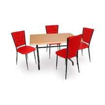 Beymobilya Bahçe Ve Balkon Masa Takımı Valerya Werzalit - Kapitoneli (70X120 (535600841) Bej