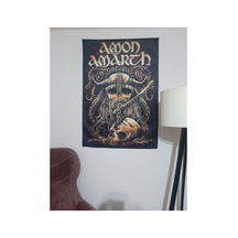 Amon Amarth - First Kill Desenli Tasarım Duvar Halısı