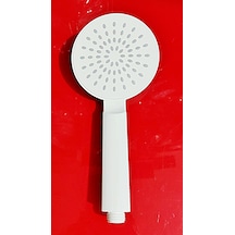 Yapıtaşı Yt118 Beyaz Plastik Kırılmaz Banyo Duş Başlığı 1F