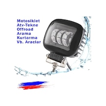 Motosiklet Atv Offroad Tekne Traktör Vb. Araçlar İçin Sis Farı 1 Adet Motosiklet Atv Offroad Tekne Traktör Vb. Araçlar İçin Sis Farı 1 Adet