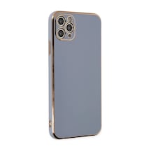İphone 11 Pro Max Kılıf Volet Silikon - Mavi