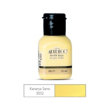 Akrilik Boya 25ml Kanarya Sarısı 3032 Çok Renkli