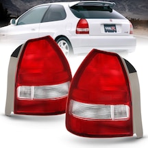 Honda Civic 1996-2001 H.b Kırmızı Beyaz Ledsiz Stop Lambası