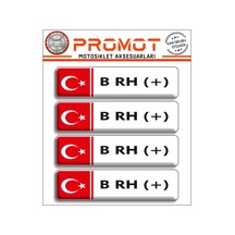 Kan Grubu 3d Sticker 4'lü Set 011 Diğer
