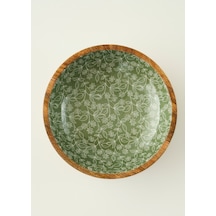 Bella Maison Floral Mango Sunum Kasesi Yeşil 30x8 Cm