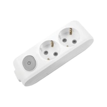 Viko Multi-let İkili Priz Anahtarlı Topraklı Klemensli Ç.k.