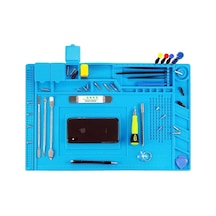 Silikon Çalışma Tamir Pedi S160 450x300mm Isıya Dayanıklı Manyetikli
