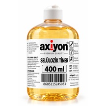 Axiyon Selülozik Tiner 400 Ml Boya, Astar Ve Vernik İnceltici