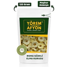 Yörem Afyon Meşhur Amasya Katkısız Şekersiz Güneşte Kurutulmuş Dilim Elma 120gr. 120 G