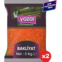 Yazar Kırmızı Mercimek 2 x 5 KG + Yazar Pilavlık Bulgur 1 KG