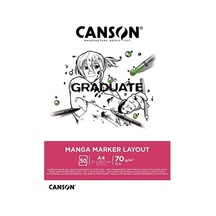 Canson Layout Blok, A4, 50 Yaprak, Ekstra Düz, 70 G