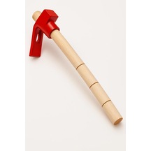 Eltos Edoni Saplı Keser, 40 Cm Ahşap Saplı, Kalın Uçlu, Döküm Başlıklı, Ergonomik Tasarımlı, Dayanıklı El Aleti, Marangozluk Ve İnşaat İçin Ekonomik Çözüm, Vakumlu Ambalaj