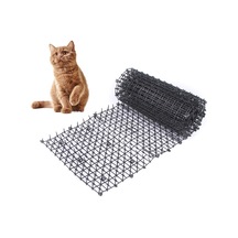 Sones L 400x28cm B21307 Bahçe Çiçek Anti-kedi Ağı Plastik Dikenli Ped Sürücü Kedi Ağı